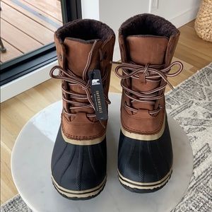 Sorel slimpack boot in burro cattail color